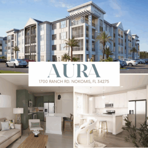 Aura Apartments Announces Completion of 250-Unit Residential Development in Venice, Florida